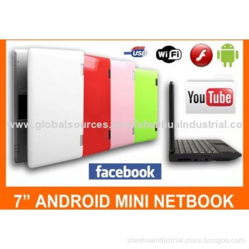 2014 hot sale 7-inch laptop computer with 512MB memory